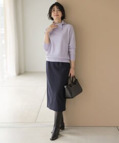J.PRESS LADIES CASHMERE BLEND 襟付き ニット