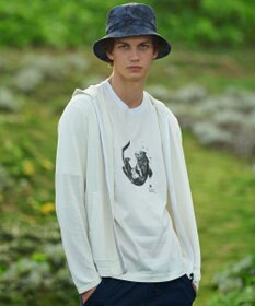 JOSEPH ABBOUD MOUNTAIN 【エコ素材・軽量・通気性・速乾性】ペーパーヤーンパーカー