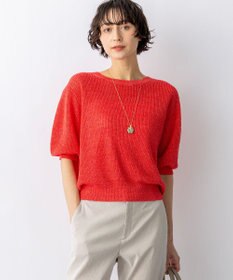 23区 S 【先行予約】ピュアリネン パフスリーブ ニット