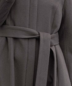 Tiaclasse L 【ウール90％】ステンカラープリンセスウールコート