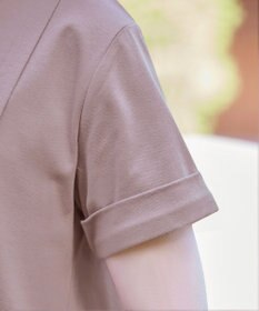 Tiaclasse 【UVケア・接触冷感】”あまラク” アシメプリーツカットソーワンピース