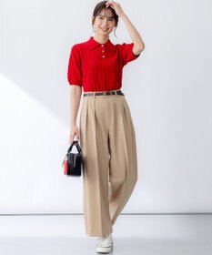 組曲 ツイストバックルレザーベルト