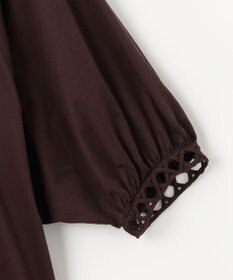 自由区 S 【洗える】コード刺繍 カットソー