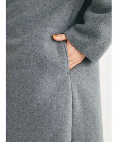 Green Parks フード付き裏ボアロングコーディガン