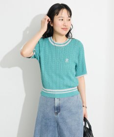 CRAFT STANDARD BOUTIQUE 別注/BHPC 刺繍ケーブル編みニット