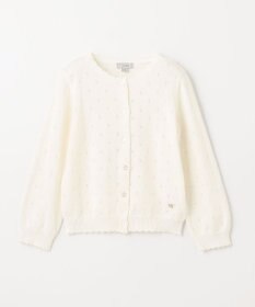 ANY KIDS アイレット ニット カーディガン