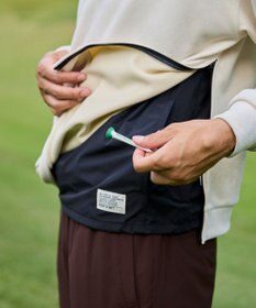 PW CIRCULUS 【撥水加工 / 小さくまとまる】【UNISEX】オーバーサイズ パッカブルベスト ゴルフウェア メンズ レディース