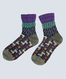 COQ CROSS PATCH ショートソックス