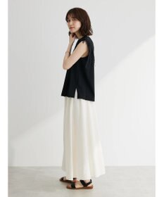 Green Parks Ｉ　切替ギャザーロングスカート
