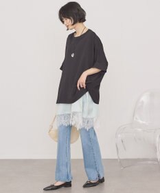 AMERICAN HOLIC 異素材コクーンプルオーバー