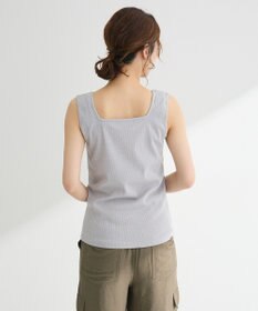 Green Parks 前後２Ｗａｙ　ラメリブタンクトップ