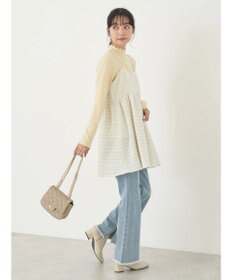 earth music&ecology ツイードキャミチュニック