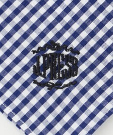 J.PRESS MEN オーバル刺繍ハンカチ/カジュアル