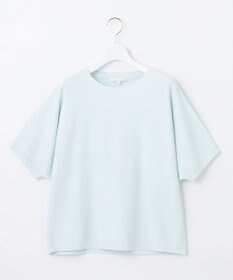 自由区 【WEB限定カラーあり・接触冷感・UVカット】クレープストレッチドルマン ニット