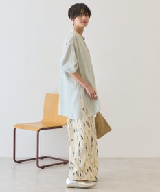 AMERICAN HOLIC 楊柳バンドカラーシャツ