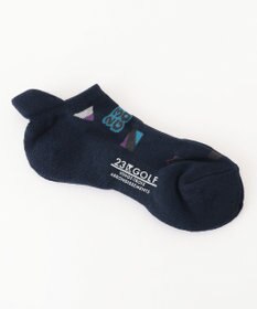 23区GOLF 【WOMEN】【日本製】ステッカーモチーフ アンクルソックス