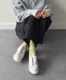 Bridget Birkin 【Round About】甲ゴムヒールアップスニーカー