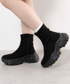 WEGO 厚底スニーカーソールショートブーツ