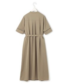 ICB L 【ASUMI・MANAMIコラボ 丈が選べる】ハシゴレースシャツワンピース