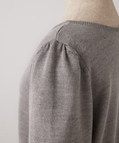 TOQUE 〈大草直子さんアドバイザー〉【天然素材】アルパカシルクニット5分袖