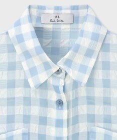 Paul Smith シアサッカー キャップスリーブ シャツ