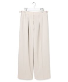 ICB 【UVカット・洗える】ウール2WAYストレッチ ワイドパンツ