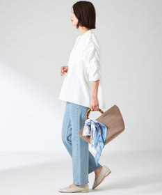 ANY SIS 【洗える】ギャザースリーブ ブラウス