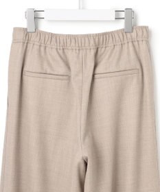 23区 L 【洗える】ハイカウントフラノ ドロスト ワイド パンツ