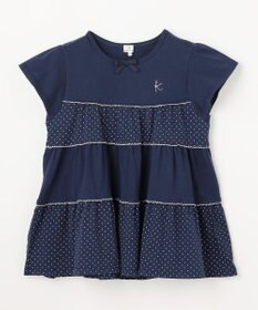 組曲 KIDS 【150-160㎝】 ドットティアードチュニック