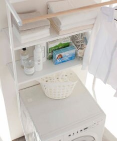 tower 立て掛けランドリーシェルフ タワー ホワイト