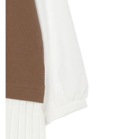 earth music&ecology プリーツドッキングプルオーバー