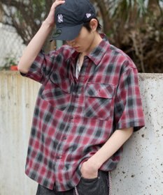 WEGO オンブレチェックシャツ（SS）