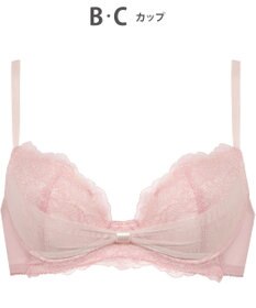 WACOAL 【ファーストリボンブラ】 ブラジャー 【若い世代の体型特徴を考えた設計仕様】 きれいな谷間をメイクしてキープ まるみのあるシルエット レディース BRB409 /ワコール