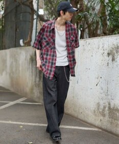 WEGO オンブレチェックシャツ（SS）