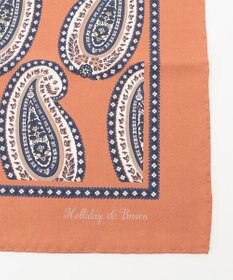 JOSEPH ABBOUD 【イタリア製】ビックペイズリーパターンチーフ