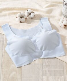 Wing ノンワイヤーブラ 【綿の贅沢】 綿混素材 ラクなのにきれい ハーフトップ KB1031 ウイング／ワコール