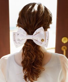 Maison de FLEUR ラインストーンバレッタ