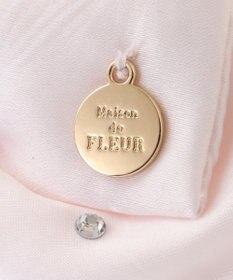 Maison de FLEUR ラインストーンバレッタ