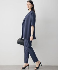 ICB 【先行予約】 FluidBackSatin ハーフスリーブジャケット