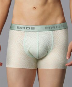 WACOAL MEN ボクサーパンツ【レースボクサー】フロント快適グラマラス 通気性 フリーなカッティング(裾部分) 前閉じ レース 下着 GT3341 /ブロス バイ ワコールメン