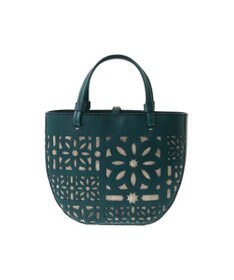 genten セイル カットワーク 手提げバッグ