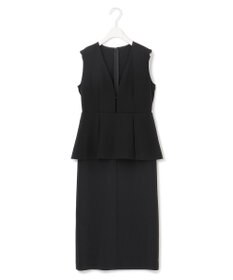 ICB 【洗える】ミリオーネダンボールニット  ジャンパースカートワンピース