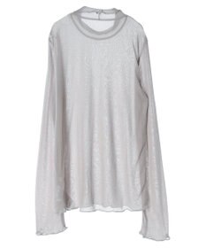 earth music&ecology シアーハイネックメロープルオーバー