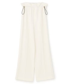 BEIGE， 【洗える・STORY 6月号掲載】RUE / ウエストゴムワイドストレートパンツ