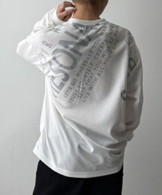 WEGO エンボスグラフィックT(LS)