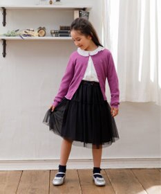 組曲 KIDS 【110-140㎝】プリーツカラー ブラウス