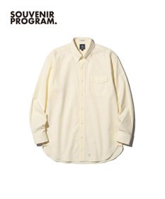 J.PRESS MEN 【UNISEX】Pin Oxford Shirt / B.D. / Baggy-Fit イエロー系