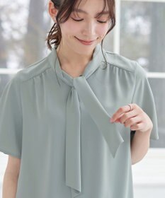 Tiaclasse ボウタイブラウス