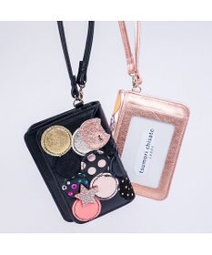 tsumori chisato CARRY 新マルチドット マルチケース パスケース  キャッシュレスにも最適！【キラキラでかわいい！本革のやわらかな風合い】