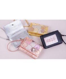 tsumori chisato CARRY 新マルチドット マルチケース パスケース  キャッシュレスにも最適！【キラキラでかわいい！本革のやわらかな風合い】